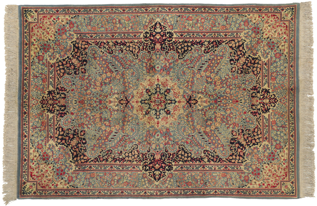 5 x 7 Antique Persian Kerman Rug 21681