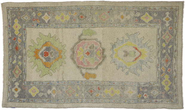 3 x 5 Colorful Oushak Rug 53594