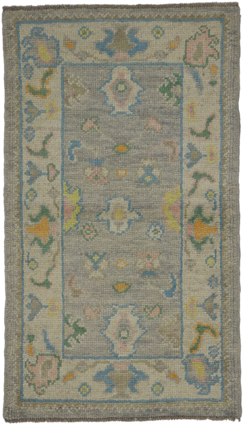 2 x 4 Contemporary Turkish Oushak Rug 53598