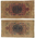 4 x 8 Matching Pair of Vintage Turkish Rugs 51229