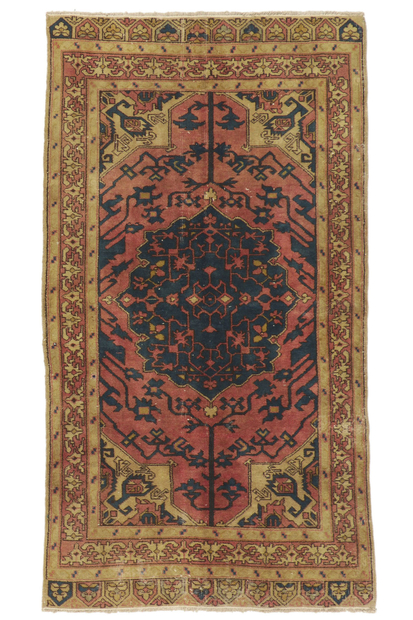 4 x 8 Vintage Turkish Sivas Rug 51229