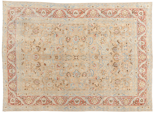 8 x 11 Distressed Antique Persian Mood Rug 53656