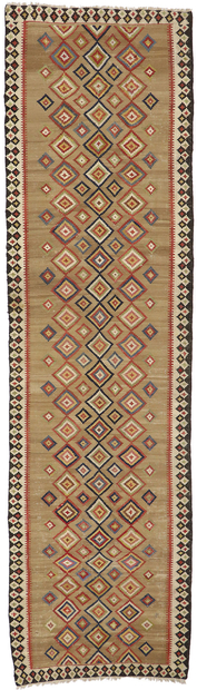 4 x 15 Vintage Turkish Kilim Runner 78016