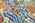 4 x 6 Vintage Kilim Rug Japanese Waterfall Tapestry Inspired by Katsushika Hokusai 77937