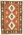 3 x 4 Vintage Persian Shiraz Kilim Rug 77982