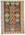4 x 6 Vintage Persian Shiraz Kilim Rug 77995