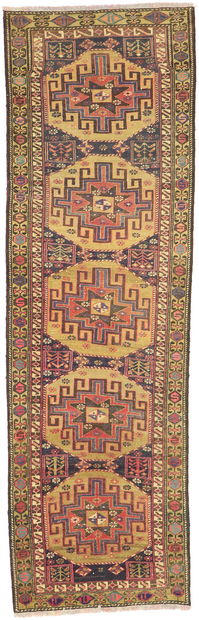 3 x 10 Antique Persian Azerbaijan Rug 60945