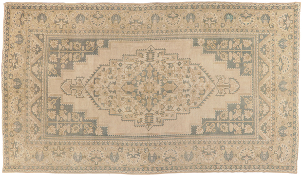 7 x 13 Vintage Turkish Oushak Rug 53691