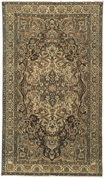 5 x 9 Antique Persian Bakhtiari Rug 53741