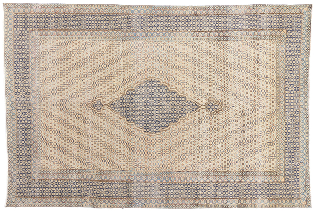 7 x 10 Distressed Vintage Persian Kerman Rug 53750