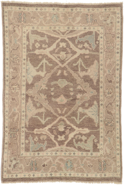 4 x 6 Vintage-Inspired Oushak Rug 80685