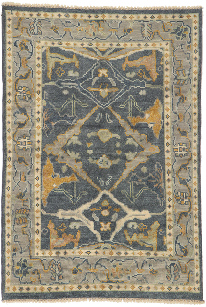 4 x 6 Modern Oushak Rug 80692