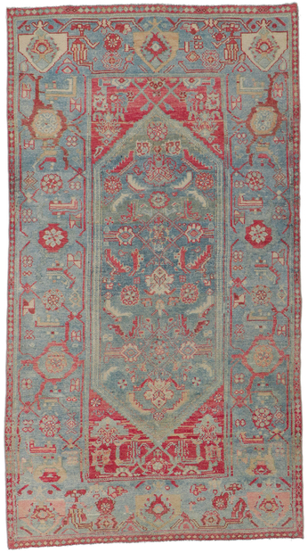 4 x 7 Antique Persian Malayer Rug 53769