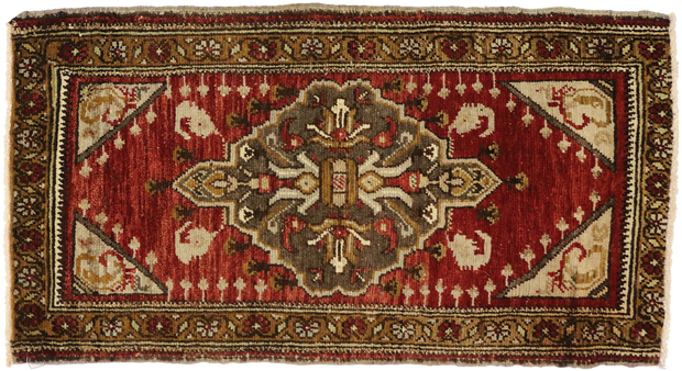 2 x 3 Vintage Turkish Yastik Rug 51263