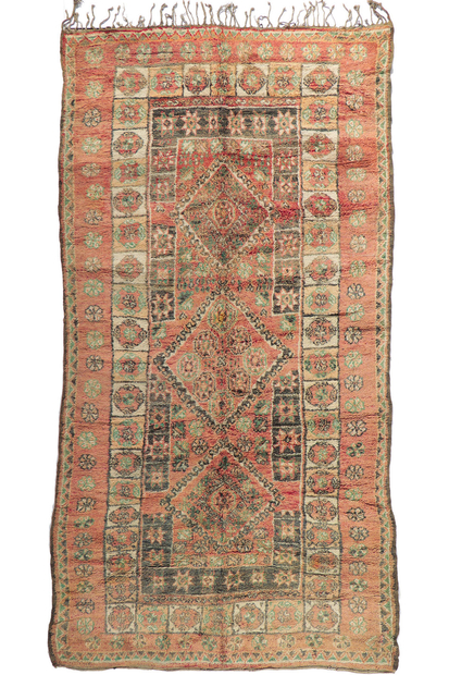 7 x 13 Vintage Moroccan Rug 21199