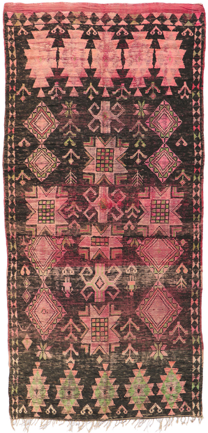 6 x 11 Vintage Boujad Moroccan Rug 21320