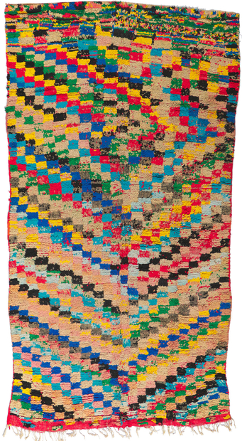 6 x 11 Vintage Moroccan Azilal Rug 21426