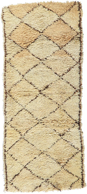 3 x 6 Vintage Berber Moroccan Azilal Rug 21636