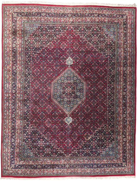 12 x 15 Vintage Indian Bijar Rug 77621