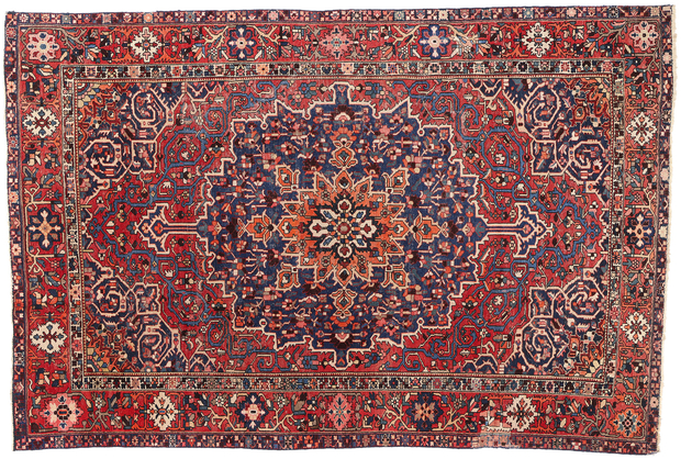 10 x 15 Vintage Persian Bakhtiari Rug 78093