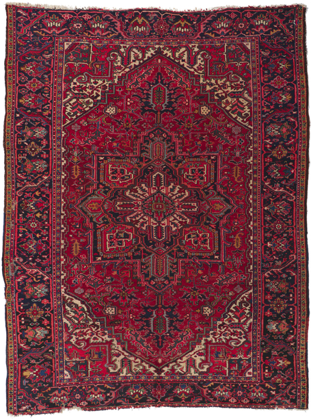 8 x 10 Vintage Persian Heriz Rug 78157