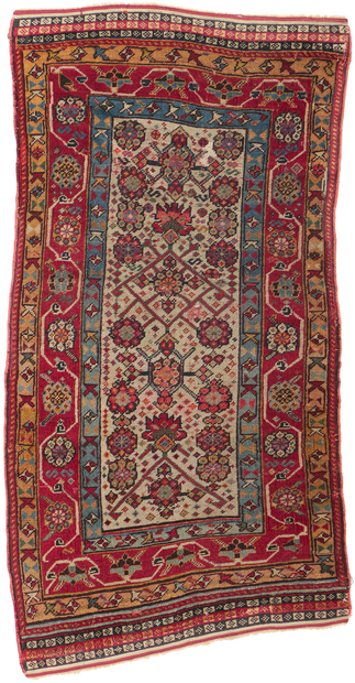 2 x 4 Antique Persian Qashqai Rug 78158