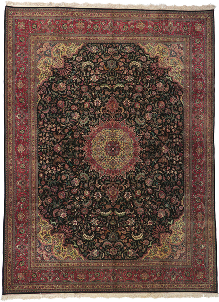 9 x 12 Vintage Chinese Tabriz Rug 78169