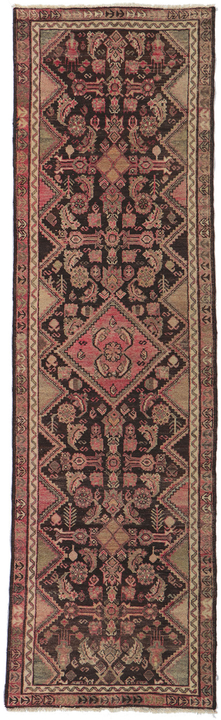 3 x 9 Antique Persian Malayer Rug 78176