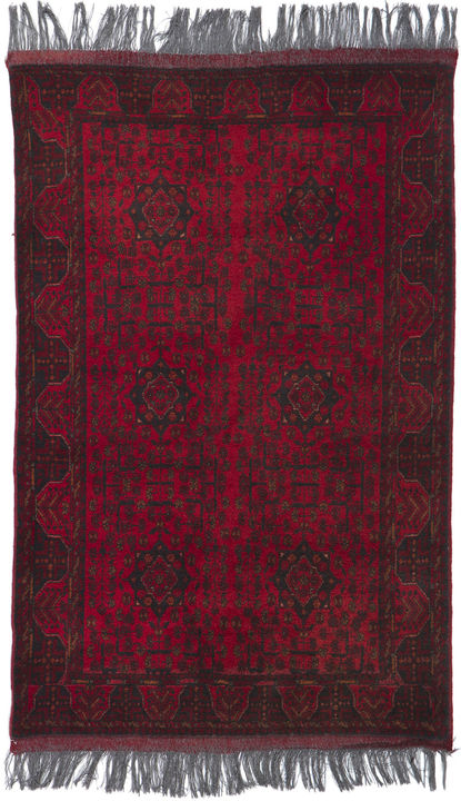 4 x 7 Vintage Persian Turkoman Rug 78205