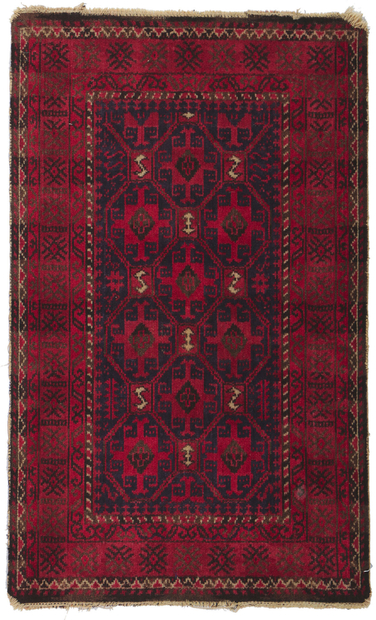 2 x 3 Vintage Persian Turkoman Rug 78215