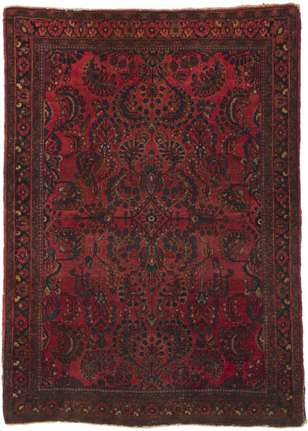 3 x 5 Antique Persian Sarouk Rug 78238