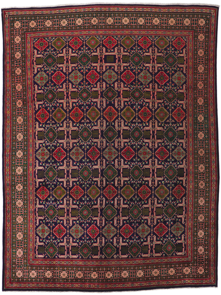 10 x 13 Vintage Persian Tabriz Rug 61023