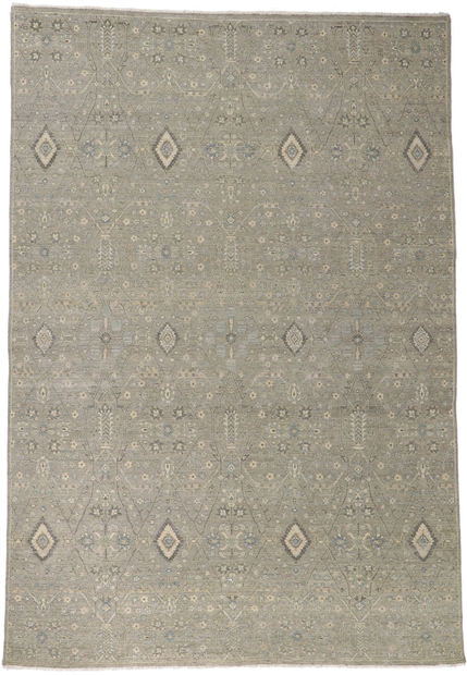 9 x 14 Contemporary Distressed Rug 30712