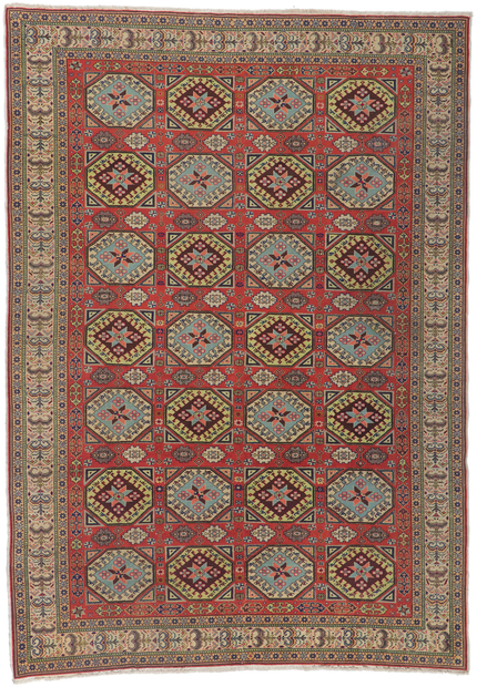 8 x 11 Vintage Turkish Sivas Rug 78284