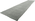 3 x 13 Contemporary Gray Hallway Runner 30746