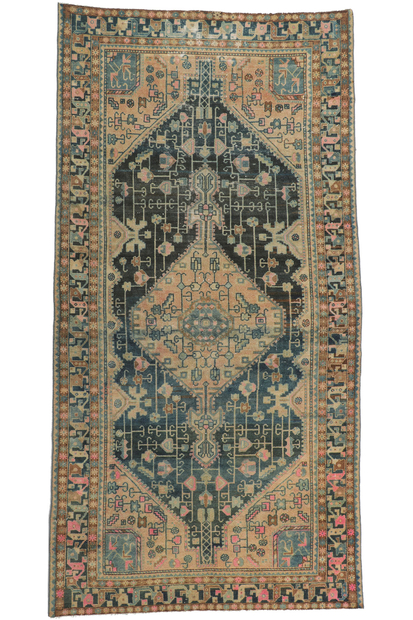 5 x 9 Antique Persian Malayer Rug 60957