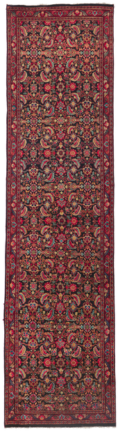 4 x 14 Antique Persian Mahal Runner 60964