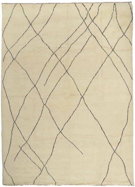 10 x 13 Large Organic Modern Moroccan Rug 80698