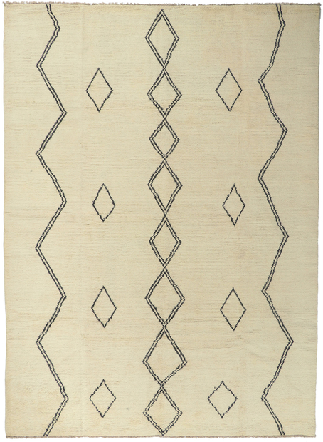 10 x 13 Modern Tribal Moroccan Area Rug 80700