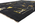 9 x 13 Modern Black Moroccan Area Rug 80707