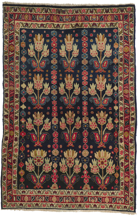 5 x 7 Antique Persian Mahal Rug 60948