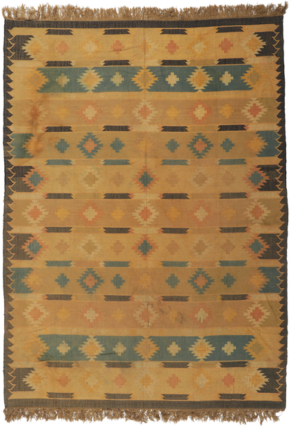 9 x 12 Vintage Indian Kilim Rug 78207