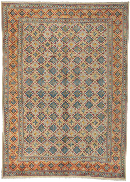 9 x 12 Vintage Persian Isfahan Rug 61034