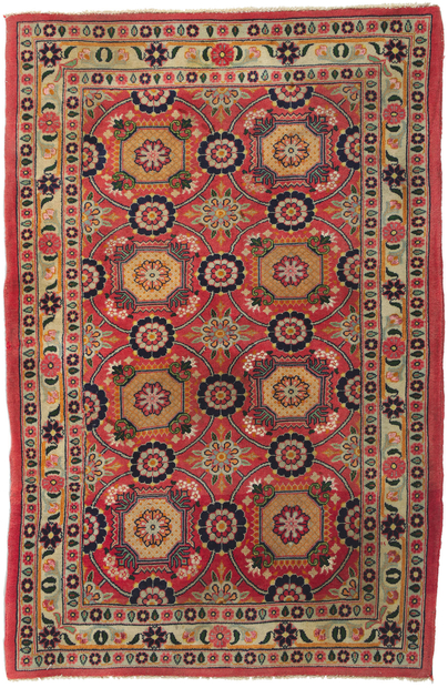 3 x 4 Vintage Persian Bijar Rug 61041