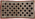 4 x 7 Vintage Checkerboard Persian Gabbeh Rug Midcentury Modern Cubism 61071