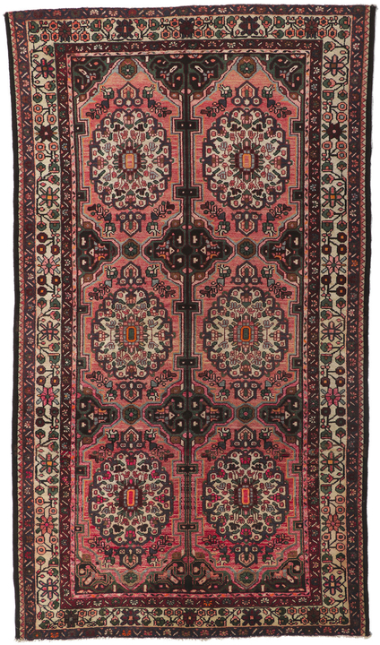 6 x 10 Vintage Persian Bakhtiari Rug 61072