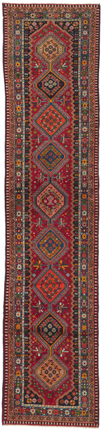3 x 11 Vintage Persian Shiraz Runner 61074