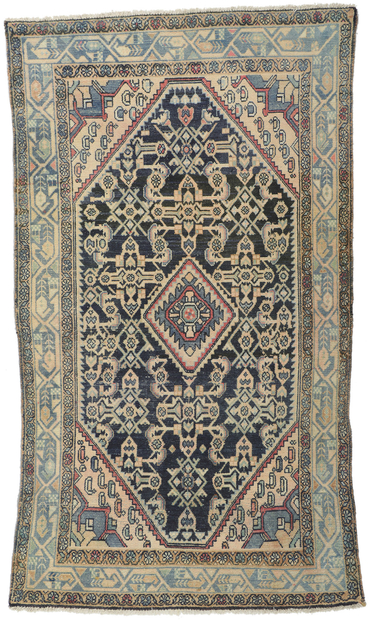 4 x 7 Antique Persian Malayer Rug 61087