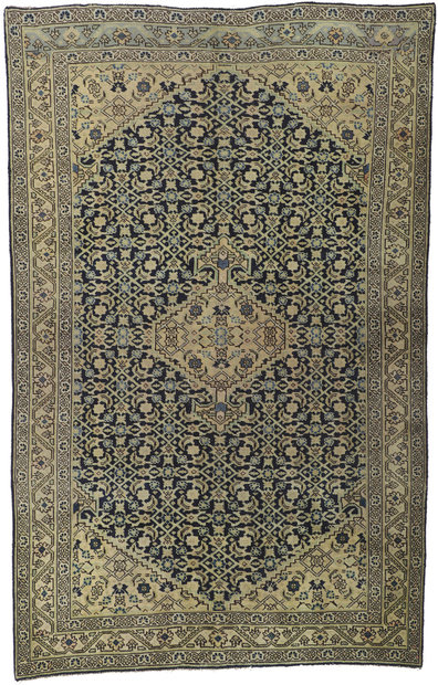 4 x 7 Antique Persian Tabriz Rug 61091