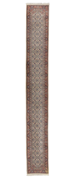 3 x 20 Vintage Indian Rug Runner 78298